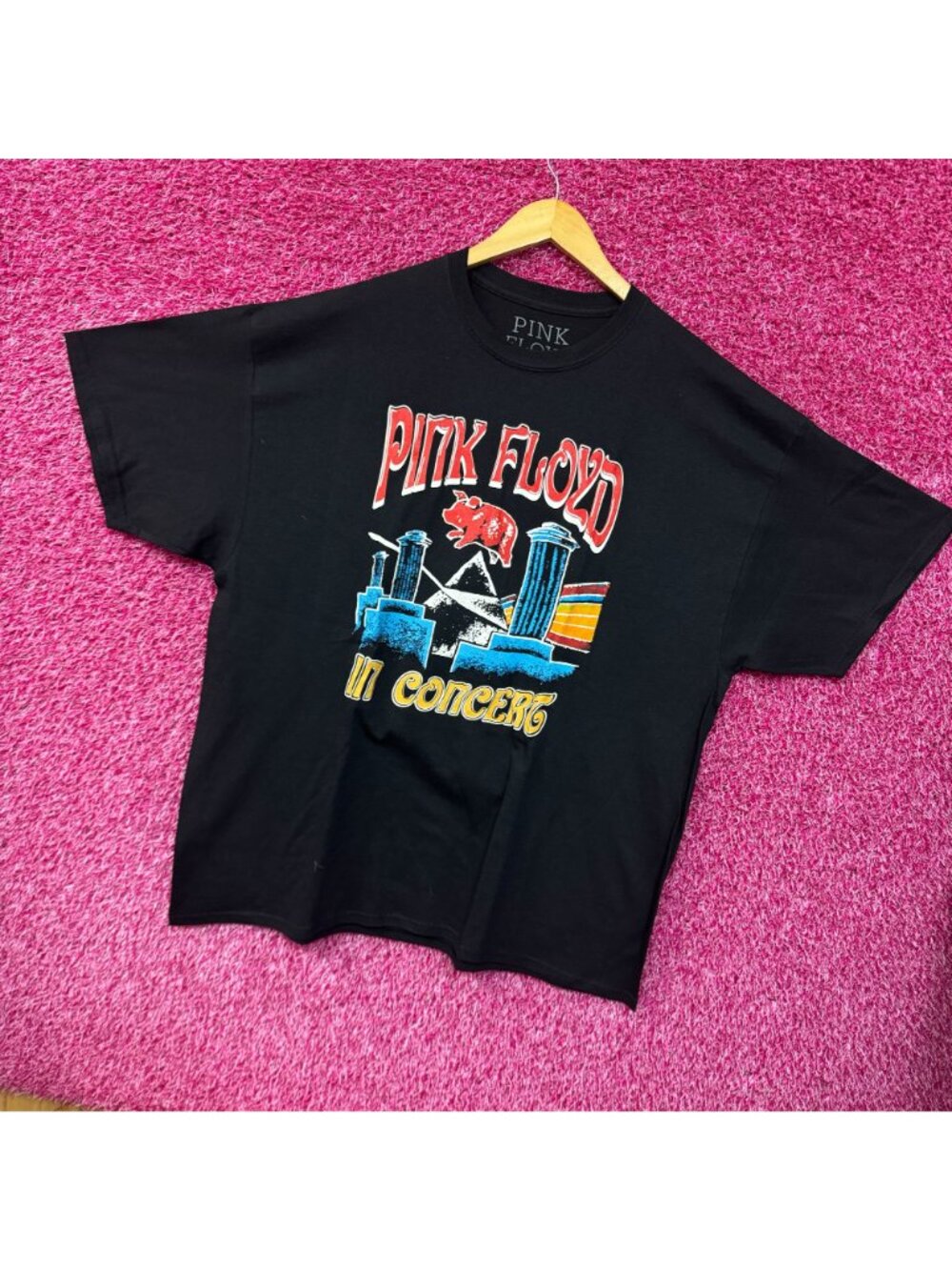 Pink Floyd Animals In Concert Psychedelic Rock Band Tee 2XL - Picture 3 of 4